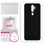 apgo Protective Skin Sticker for the back compatible with Oppo A9, Wrap Film, Foil, Vinyl - Pattern Matrix