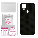 apgo Protective Skin Sticker for the back compatible with ZTE Blade V2020 5G, Wrap Film, Foil, Vinyl - Pattern Matrix