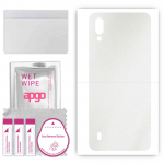 apgo Protective Skin Sticker for the back compatible with ZTE Blade A51 Lite, Wrap Film, Foil, Vinyl - Pattern Matte Transparent