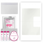 apgo MATTE Protective Skin Sticker for the back compatible with Lenovo Yoga Smart Tab, Wrap Film, Hydrogel Film, Flexible, Soft TPU with positioning l