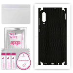 apgo Protective Skin Sticker for the back+sides compatible with Samsung Galaxy A50s, Full Wrap Film, Foil, Vinyl - Pattern Matrix
