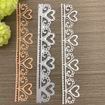 S&uuml;dame pitsist metallist l&otilde;ikevormid isetegemiseks scrapbookinguks Reljeefne kausta &scaron;abloon Fotoalbum Dekoratiivne dies