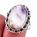 Looduslik Tiffany kivi v&auml;&auml;riskivi 925 prooviga h&otilde;be ehted s&otilde;rmus S.9 U7Q36