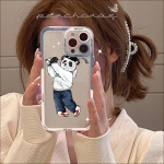 Armas Panda telefoni&uuml;mbris iPhone'ile 14 13 12 11 Pro Max XS X XR SE 2020 6 7 8 Plus Mini kaitsekate iphone 11