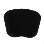 3 Pairs Suede Fabric Elbow/Knee repair Mending Crafts , Black