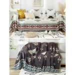 Graffiti Diivani r&auml;tik Nordic Style Ins Diivani tolmukate T&auml;iskattega riidest diivanikate Laudlina Bed & Breakfast Dekoratiivne tekk 90x90cm