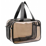Transparent makeup bag, travel and vacation bag, waterproof bag