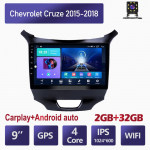 Androidi autoraadio Carplay jaoks Chevrolet Cruze 2015-2018 Multimeedia videopleier GPS-navigatsioonis&uuml;steem WIFI 4+64GB 2+32GB