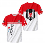 T&uuml;rgi Besiktas Istanbuli Jalgpall T-s&auml;rk 3D-tr&uuml;kk Suvine Y2k Graafiline T-s&auml;rk &Uuml;lem&otilde;&otilde;tmeline Naiste T-s&auml;rk Harajuku UUS Promos&auml;rgid M