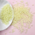 Kreemiv&auml;rvi 2,8*2,7mm Ehtevalmistamine DIY Lahtised Helmed S&otilde;rmused K&auml;ev&otilde;rud Mood Kaelakee jaoks Akr&uuml;&uuml;l K&auml;sit&ouml;&ouml; Materjal K&otilde;rvar&otilde;ngad 200TK Aksessuaarid