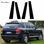 Auto ukse akna samba postid Ukse trimmi katte kleebised Porsche Cayenne 9PA &scaron;assii E1 2003-2010 v&auml;listarvikud