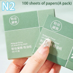 100 lehte kaasaskantav peegli&uuml;mbrisega n&auml;o&otilde;li imav paber Beauty Woman n&auml;ohoolduspaber neelab n&auml;orasva ilu