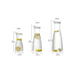 600/1100/1600 ml akr&uuml;&uuml;lmahl K&uuml;lma veepudel, suure mahutavusega kohvi-piimakann Kuumakindel veekann, joogin&otilde;ud 0.6L