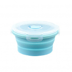 350/500/800/1200 ml &uuml;mmargune silikoonist l&otilde;unakarp Mikrolaineahjus ohutu kokkupandav suletud kaanega kaasaskantav k&uuml;lmik Bento toidukonteiner k&ouml;&ouml;gitarbed 350ml