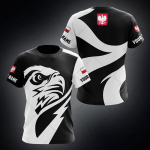 Poola Fire Graphic Kohandatud Jalgpalli T-s&auml;rgid Suvised &Otilde;ue T&auml;navar&otilde;ivad Meeste Moodsad Jersey Lahtised Suured Spordir&otilde;ivad T-s&auml;rgid XXS