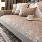 Moodne Jacquard diivanir&auml;tik nelja hooaja universaalne sektsioondiivani kate elutuppa, libisemisvastane diivanikate, mitte terve komplekt 70x70cm 1pc sinine