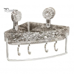 Iminapp nurgaseinariiul hoiurest Tugev kandev&otilde;imega, suure mahutavusega, h&otilde;lpsasti paigaldatav raskeveokite du&scaron;iabiin riiul A valge