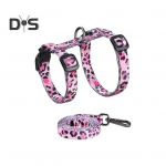 Kassi rakmed ja jalutusrihma komplekt P&otilde;genemiskindel, pehme reguleeritav kassipoegade rakmed jalutusrihmad v&auml;ikestele ja keskmistele suurtele kassidele 1 hall