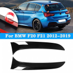 1 paar l&auml;ikivmust tagaakna Canard &otilde;hujaoturi difuusor BMW 1. seeria F20 F21 2012-2019 jaoks