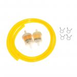 Universaalne mootorratta v&auml;ike sportauto ATV filtrikomplekt 1-meetrine toru + pandlaga bensiinifilter kollane