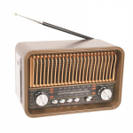 Kaasaskantav FM AM SW raadio Mitme ribaga vintage raadiod Traadita Bluetooth-k&otilde;lar LED-taskulambiga Toetab TF-kaarti U-ketast AUX-i kohv