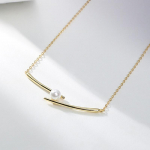 Chopsticks kaelakee naiste kerge luksuslik ni&scaron;&scaron; disain Sense kett suvine temperament rangluu kett kuld