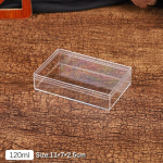 Ristk&uuml;likukujuline plastikust l&auml;bipaistev karp toidukvaliteediga k&uuml;psisekommikarp kaanega 11*7*2.5cm