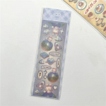 Laserkaardi kleebised Scrapbooking materjali kleebised Kpop kirjatarvete kleebised DIY kaardi kaanehoidja kujundus