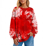 Naiste vabaaja triibuline pikkade varrukatega s&auml;rk L valge