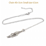 Roostevabast terasest disain Puur Kaelakeehoidja V&otilde;rk Metallist Kett Kivi Kogumise Hoidja Reguleeritav Ripats Ehted as the picture