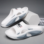 mood Shevalues ​​Uus mood Meeste sussid Kodu Mugav pl&auml;tud Pehmed Kulumiskindlad Trendikad EVA Slaidid Suvised Rannasandaalid V&auml;listingimustes 38-39(23.5-24cm)