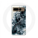 Coque Maniacase pour Google Pixel 7 Pro vikings ragnar lothbrok bouclier corbeau