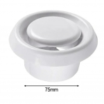 75/100/150mm plastikust &uuml;mmargune lae ventilatsiooniava &otilde;huava kate lae ventilatsiooni kate kogu maja vannitoa/k&ouml;&ouml;gi ventilatsiooniks