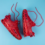 Kingad meestele Tossud vabaaja meeste kingad Hingavad meeste tennised 40 punane