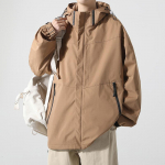 Joped Meeste Kevad ja S&uuml;gis Trendikas Br&auml;nd &Uuml;lemised Riided Kapuutsiga Mitmek&uuml;lgsed Meeste Veekindlad Joped Meeste Riided 3XL