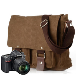 V&auml;ljas&otilde;idu &otilde;lakott Retro l&otilde;uendikott Crossbody kott, &Otilde;la Canon fotokott, Peegelkaamera kott 32cmX10cMX27cm tumepruun v&auml;rv
