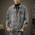 Raske Retro Pestaud Meeste Denim Jakk Lahtine Suur Suurus Trend &Uuml;hendamine Vabaaja T&ouml;&ouml;riiete Jakk M