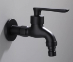 Tuqiu must vannitoa segisti messingkraan V&auml;lisaia kraanid pesumasina segisti Mop Luksuslik dekoratiivne k&ouml;&ouml;gikraan WC Bibcock