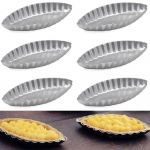 Alumiiniumist paadiga minikoogi-tort-vormivaht magustoit koogipudingivormi k&ouml;&ouml;k kondiitritooted k&uuml;psetustarvikud 3/5/10/15 tk koogialus 3pcs