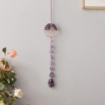 Crystal Rough Stone Unen&auml;op&uuml;&uuml;dja ​​Vikerkaarep&uuml;&uuml;dja ​​Tuulekellad Kodukaunistus Aed Prisma Aknakaunistus K&auml;sit&ouml;&ouml; Rippripats 1PCS