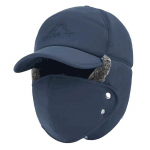 Talvekarusnahast soe tuulekindel m&uuml;ts Mehed Naised Lei Feng Cap Bomber Faux karusnahast k&otilde;rvaklapi m&uuml;ts Must suusas&otilde;dur Trapper k&uuml;lma lumevastane m&uuml;ts 56-60cm(Adjustable)