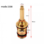 Du&scaron;ikassett universaalne asenduskraani ventiil messingist keraamiline kassett vee l&uuml;liti vannitoas&uuml;steemi segisti paigaldamiseks