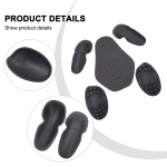 Kaitse Mootorratta Osad Lisatarvikud Seljakaitse Must