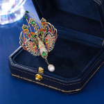 Kvaliteetne emailiga Phoenix pross, tipptasemel Sense, peened ja elegantsed naister&otilde;ivad, korsa-loomade n&ouml;&ouml;pn&otilde;elade tarvikud Electroplated real gold roheline