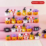 10 tk Mini armas multikas j&otilde;ulude silikoonpliiatsi katted Kawaii pliiatsikork loominguline pliiatsipikendus, koolitarbed kingitused