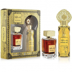 Arabiyat Khashab & Oud Gold EDP 100ml + Parf&uuml;&uuml;misprei 200ml, kinkekomplekt meestele ja naistele 300 ML