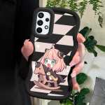 V&auml;rvitud mustriga Big Wave Edge pehmest silikoonmaterjalist Macaron telefoni&uuml;mbris, p&otilde;rutuskindel kaitsev kummist korpus Samsung Xiaomi Poco Redmi jaoks Samsung A05 roosa