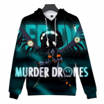 5 v&auml;rvi m&otilde;rvadroonid Anime kapuuts Lipsuv&auml;rv kapuuts T&auml;navar&otilde;ivad Multitr&uuml;kiga kapuutsiga dressipluus Mehed Naiste Cosplay Spordipullovers XS roheline