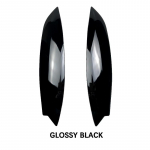 Sobib VW tarvikutele Golf 5 GTI R32 Jetta MK5 2005 2006 2007 s&uuml;sinikkiust ABS esitulede silmalaud Kulmude katte trimm