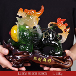 Lucky Pixiu Pi Yao kaunistused, elutoa sisustus, Feng Shui kodukaunistus, k&auml;sit&ouml;&ouml;kujud, skulptuurid, meisterdatud kujukesed
